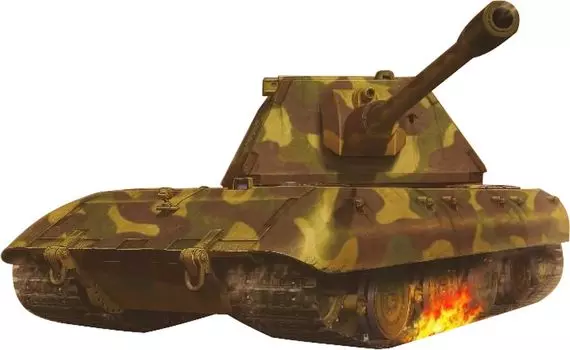 Забавное хобби немецкий сверхтяжелый танк Krupp Turret Type Track Renewed пластиковая модель AMH35A015 1/35 E-100