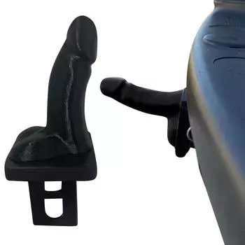 Забавное сцепное устройство для грузовика, забавный дизайн подходит для всех моделей, которые имеют забавную вставку для крышки сцепного устройства прицепа с забавным юмором One Size