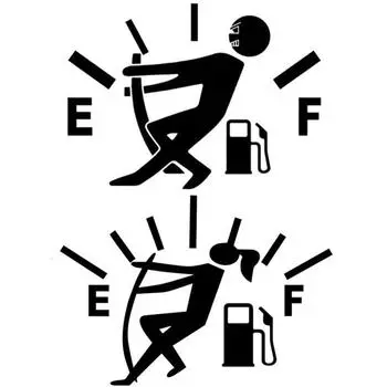 Забавные автомобильные наклейки мужские тянущие указатели на топливный бак светоотражающие автомобильные наклейки на окно предупреждающий знак наклейка стайлинг автомобиля автомобильные аксессуары