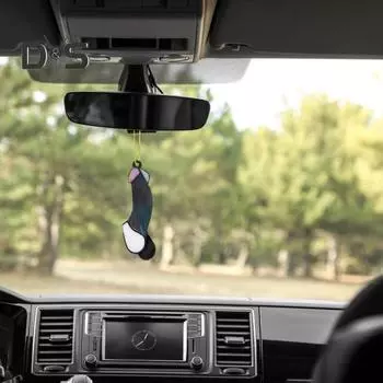 Забавные елочные украшения, уникальный акриловый пенис, подвеска для автомобиля в виде заднего вида, украшения для вечеринки, домашнего офиса, декора D