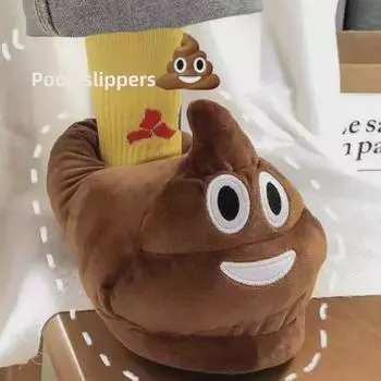 Забавные хлопковые тапочки: Необычная и милая плюшевая зимняя домашняя обувь Size 35-38