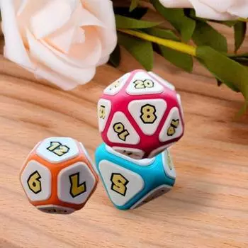 Забавные игральные кости для вечеринок, легко читаемые четкие цифры, портативные мини-красочные настольные игральные кости, реквизит, принадлежности для семейных вечеринок B