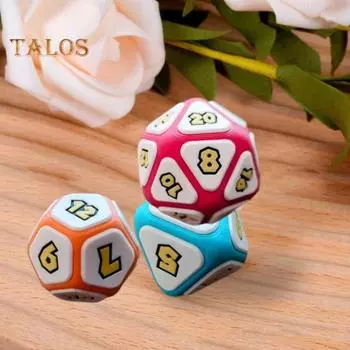 Забавные игральные кости для вечеринок, легко читаемые четкие цифры, портативные мини-красочные игральные кости для настольной игры, реквизит для семейной вечеринки G