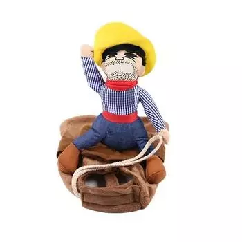 Забавные костюмы на Хэллоуин для собак, новинка, ковбойская одежда для домашних животных, французский бульдог, чихуахуа, подарок на вечеринку S