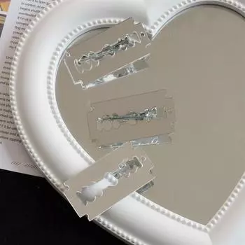 Забавные креативные акриловые заколки-лезвия для девочек, милые головные уборы, модные легкие роскошные заколки для волос, очаровательные заколки для волос onesize