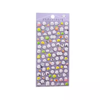 Забавные мультяшные наклейки с животными, украсьте холодильник, самокат, стакан для воды, сделайте наклейки своими руками One Size