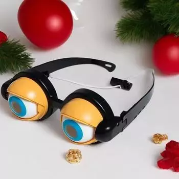 Забавные пластиковые очки, новинки, игрушки, розыгрыши, очки, игрушки, поддельные взрослые большие глаза лягушки, реквизит для пародии на вечеринку, детские праздничные аксессуары