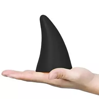 Забавные полиуретановые автостайлинговые антистолкновительные 3D наклейки на автомобиль с рогом демона чёрный