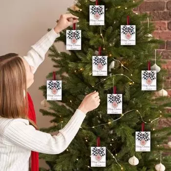 Забавные самодельные рождественские украшения в виде задницы с картой «Жопы» Непослушное уродливое украшение на рождественскую елку Неуместное грязное украшение Санты A