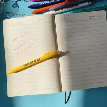 Забавные саркастические шариковые ручки с забавными цитатами, черные чернила, яркий цвет, мягкий резиновый наконечник, быстросохнущие чернильные ручки 10 pcs