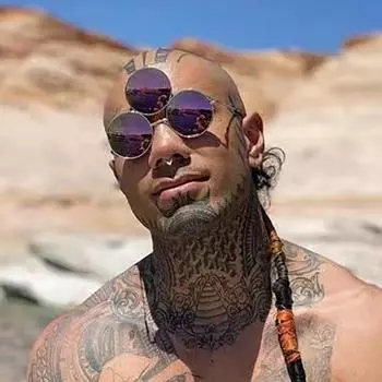 Забавные солнцезащитные очки в стиле хип-хоп, уличные солнцезащитные очки в стиле панк, цельные очки с тремя кольцами