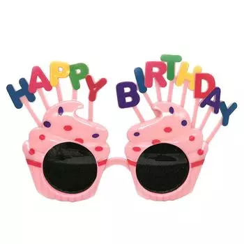 Забавные сумасшедшие маскарадные очки, новинка, костюм, вечерние солнцезащитные очки, аксессуары розовый