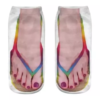 Забавные узорчатые носки до щиколотки в 3D-печатной парусиновой обуви с рисунком черепа в стиле унисекс