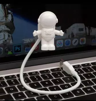 Забавный астронавт USB гаджет космонавт светодиодный светильник регулируемый ночник гаджеты для компьютера ПК лампа декор комнаты ночники