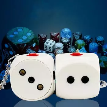 Забавный безобидный электрический шок, игральные кости, вечеринка, шутка, брелок для шутки, игрушка-трюк