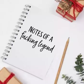 Забавный блокнот-планировщик с 60 линованными страницами и 120 листами писчей бумаги, легкий, портативный A