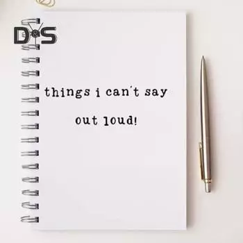 Забавный блокнот-планировщик с 60 линованными страницами, 120 листов писчей бумаги, легкий портативный журнал для важных заметок C