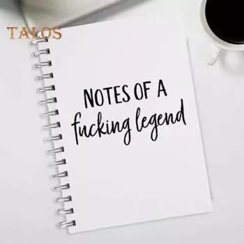 Забавный блокнот-планировщик с 60 линованными страницами, 120 листов писчей бумаги, легкий портативный журнал для важных заметок C