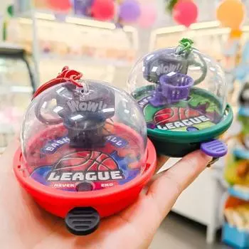 Забавный брелок в виде баскетбольной машины, имитация игрушек в виде мячей, многоцелевой кулон в виде баскетбольной машины INS чёрный