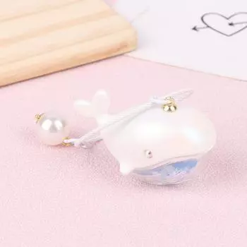 Забавный брелок в виде дельфина с жидкостью для ключей от машины Kawaii Китовый дом, кулон, брелок для ключей, сумки для девочек, брелки, ювелирные изделия, подарки