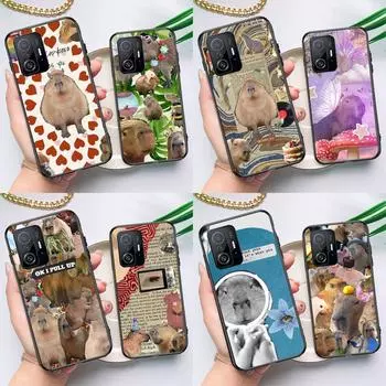 Забавный чехол Capybara для POCO F5 X5 X3 Pro X4 F4 GT F3 M5s C40 Чехол для Xiaomi 13 12 Lite 11T 12T Pro 12X POCO M4 Pro 4G