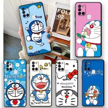 Забавный чехол для телефона Doraemon с рисунком для Vivo Y20 S1 Y70 Y19 Y11 Y72 5G Y81 Y15 V20 Y53 V17 Y31 Y17 V21 Y90 Мягкий чехол из ТПУ Vivo S1