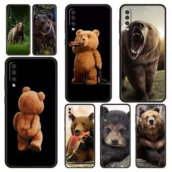 Забавный чехол для телефона Just Relax Brown Bear для Samsung Galaxy A52 A50 A70 A30 A40 A20S A20E A02S A12 A22 A72 A42 A32 5G A04s Samsung A30