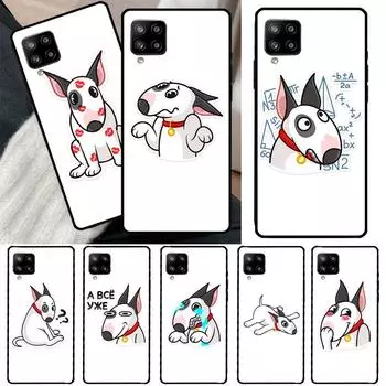 Забавный чехол для телефона с изображением бультерьера и щенков для Samsung Galaxy A54 A34 A14 A13 A53 A33 A73 A51 A71 A12 A22 A32 A52 A72 A52S Samsung A52S 5G
