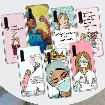 Забавный чехол для телефона с изображением медсестры-доктора медицины для Huawei P30 P20 P10 P40 P50 Pro Mate 20 40 30 10 Lite, популярный Fundas Art Gift Co Huawei P30