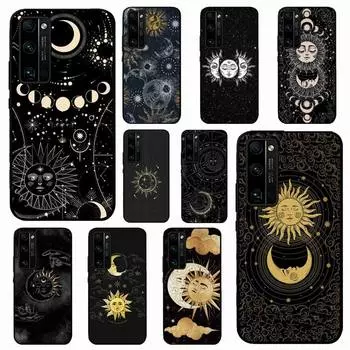 Забавный чехол для телефона с изображением Солнца и Луны для Huawei Honor 10 i 8X C 5A 20 9 10 30 lite pro Voew 10 20 V30 Honor 7A 2GB