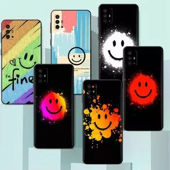 Забавный чехол для телефона со смайликом для iPhone Samsung Galaxy Redmi Xiaomi Oppo OnePlus Note SA 7 8 9 10 11 12 13 14 20 21 22 23 53 54 Pro Max Plus Ultra iPhone 6 or 6S