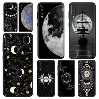 Забавный чехол для телефона Sun Moon Angel Eyes для Samsung Galaxy A52 A50 A70 A10 A30 A40 A20S A20E A02S A12 A22 A72 A42 A32 5G A04s Samsung A04