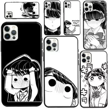 Забавный чехол Manga Chibi Komi Shouko Komi-san для iPhone 12 Pro Max 13 mini, чехол для iPhone XR XS X SE 2020 7 8 Plus 11 Pro Max, чехол iphone 5 5S SE