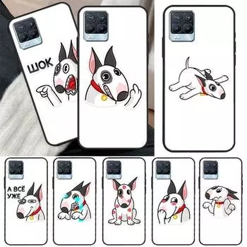 Забавный чехол с изображением щенков бультерьера для OnePlus 10 9 Pro 8T 9R Nord2, чехол для Realme GT Neo 2 3 GT Master 8i 9i 8 Pro Realme GT 2 Pro