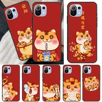 Забавный чехол с изображением тигра для POCO X5 X3 X4 F5 Pro F3 F4 GT C40 M5s, чехол для телефона Xiaomi 13 11T 12T Pro 12 Lite Mi 12 Pro