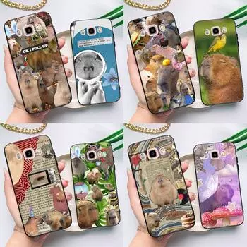 Забавный чехол с капибарой для Samsung Galaxy J3 J5 J7 2016 A3 A5 2017 A6 A7 A8 A9 J8 J4 J6 Plus 2018 задняя крышка A5 2017 - A520 A520F