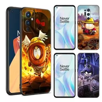 Забавный черный силиконовый чехол для телефона South Park для OnePlus 9 10 11 12 ACE 2V Pro 9RT 10T 10R Nord CE 2 3 Lite N10 N20 N30 5G OnePlus Nord N10 5G