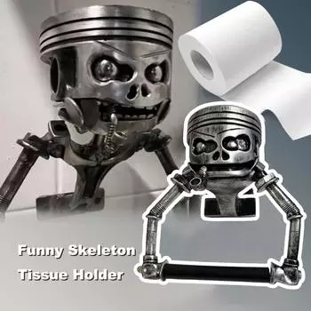 Забавный держатель для бумажных полотенец, украшение для ванной комнаты, держатель для бумажных полотенец из нержавеющей стали One Size