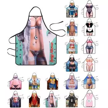 Забавный фартук для женщин и мужчин, милый кухонный фартук в качестве подарка для взрослых, подруги, парня и подарков на день рождения A