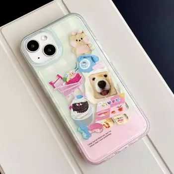 Забавный и креативный чехол с едой для Iphone 14 13 12 11 Promax Mini Plus Xr Xs Max 7 8 Se2022 Мягкий силиконовый прозрачный чехол Capas For iPhone 14 Plus