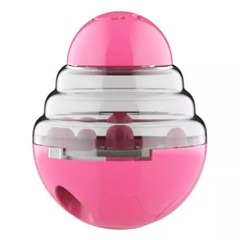 Забавный интерактивный неваляшка для домашних животных, игрушка-мяч для больших и маленьких собак, дозатор для медленной кормушки, головоломка, бульдог, золотистый ретривер, принадлежности для дрессировки