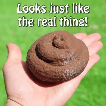 Забавный ключ от какашек, скрытый ящик, органайзер для хранения, реалистичный 3D-кляп для какашек, подарки в виде белого слона