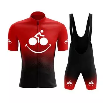 Забавный комплект велосипедного трикотажа 2023, мужская одежда для велоспорта с короткими рукавами, униформа для горного велосипеда Maillot Ciclismo, летняя быстросохнущая одежда для дорожного велосипеда XS