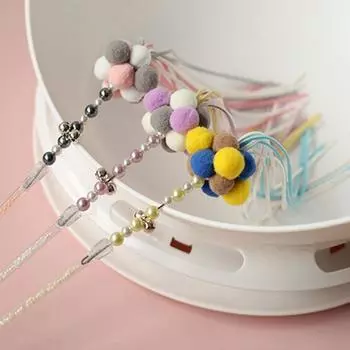 Забавный котенок, домашняя игра, упражнение, игрушка для кошек, дразнящая палочка для кошек, жевательная палочка, товары для животных, палочка для дразнения кошек Pink and grey