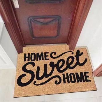 Забавный коврик с надписью «Добро пожаловать домой», напольный коврик для входа, нескользящий коврик для двери, уличный коврик разноцветный
