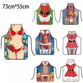 Забавный кухонный фартук для приготовления выпечки, чистящие фартуки для рождественского фартука A3