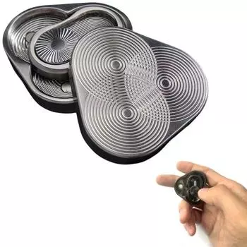 Забавный магнитный слайдер для взрослых EDC, металлическая игрушка-непоседа, ручной Спиннер с СДВГ, сенсорные игрушки для аутизма, тревога, снятие стресса, подарки для взрослых