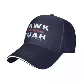 Забавный мем Hawk Tuah Spit On That Thang Бейсболка Повседневная кепка-сэндвич Мужская Женская полиэстеровая головная убор Бег Гольф Adjustable