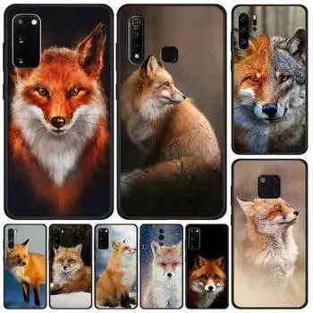 Забавный милый чехол для телефона с изображением лисы, красной лисы, дикой лисы, арта, для OPPO F 1S 7 9 K1 A77 F3 RENO F11 A5 A9 2020 A73S R15 REALME Pro OPPO A52020