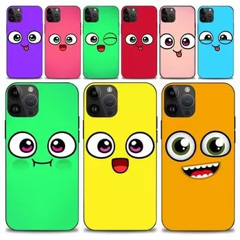 Забавный милый мультяшный чехол для телефона iPhone15 14 13 12 11 Pro Max Mini X 7 8 мягкий чехол iPhone12mini